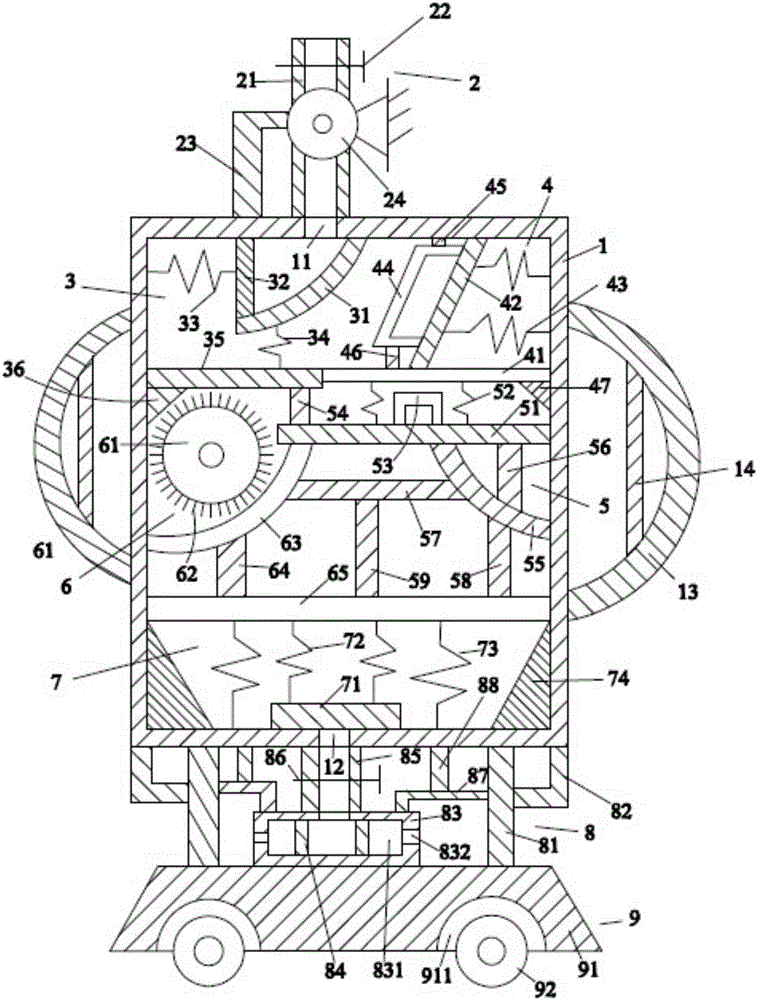 Air dehumidifying and purifying system