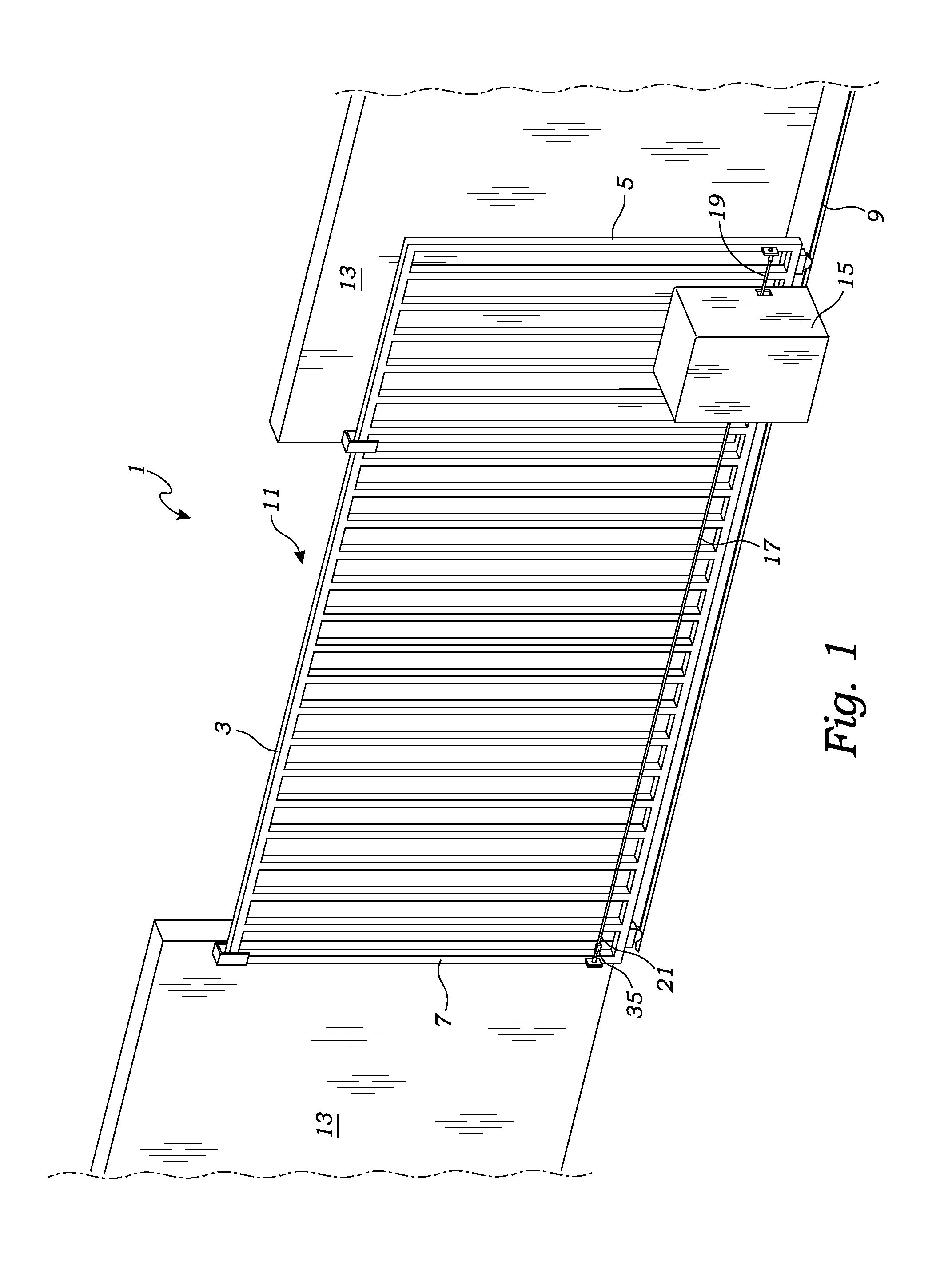 Chain driven gate and security system