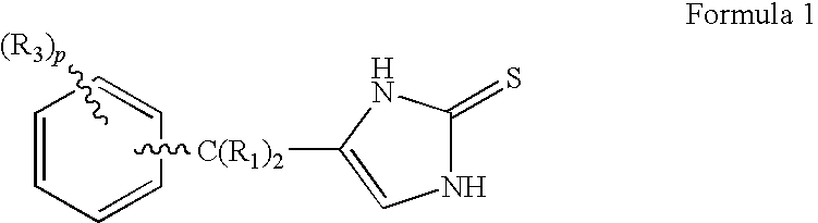 4-(Phenylmethyl and substituted phenylmethyl)-imidazole-2-thiones acting as specific alpha2 adrenergic agonists