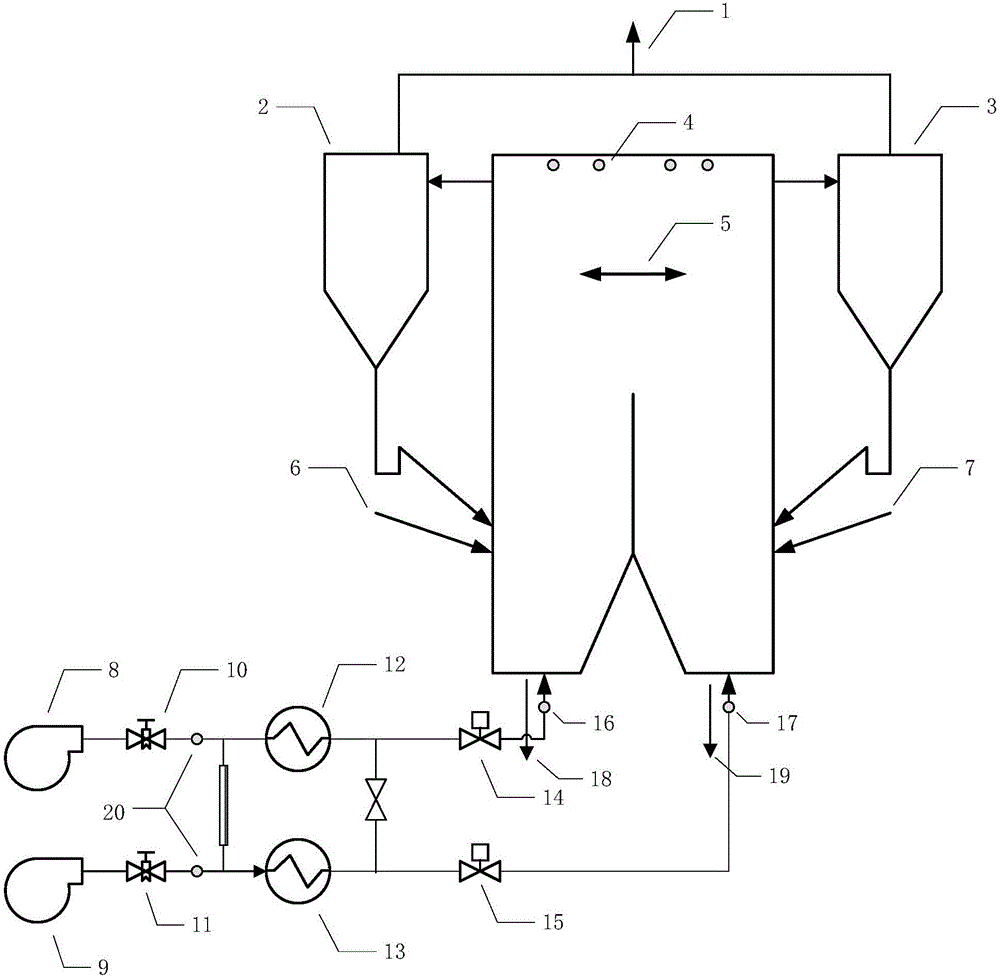 A Control Method for Bed Material Balance of Underpants Leg Type Circulating Fluidized Bed Boiler