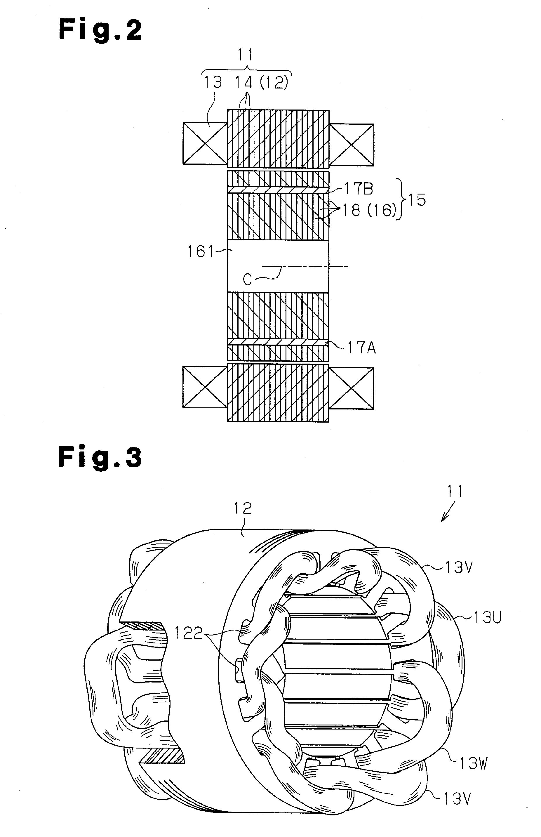 Permanent magnet embedment rotating electric machine, motor for car air conditioner, and enclosed electric compressor