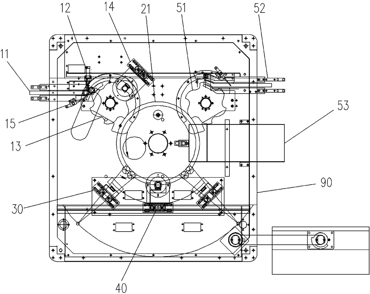 Automatic online bottle blank omni-directional visual inspection machine