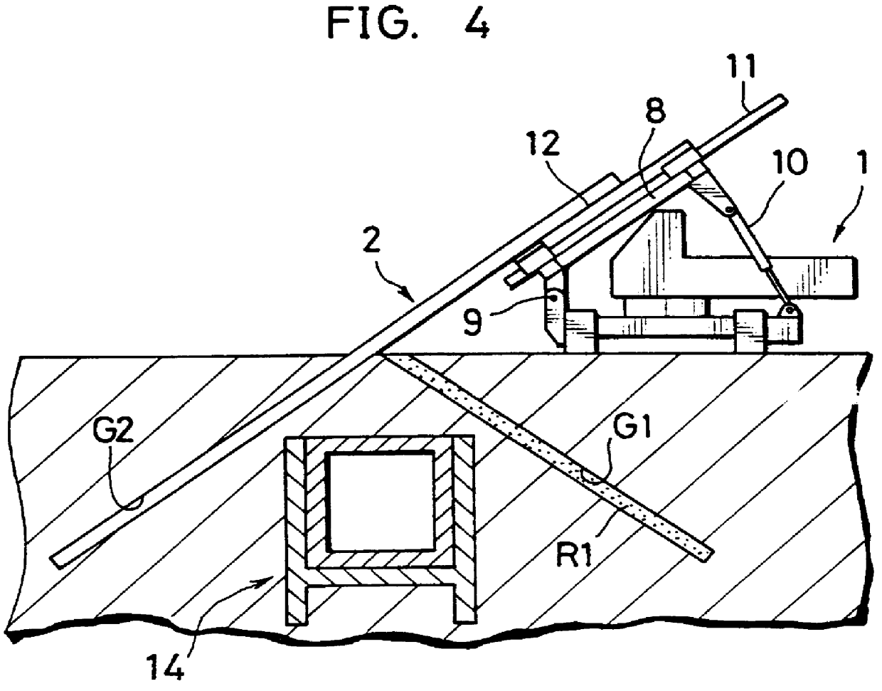 Method for building an underground continuous wall