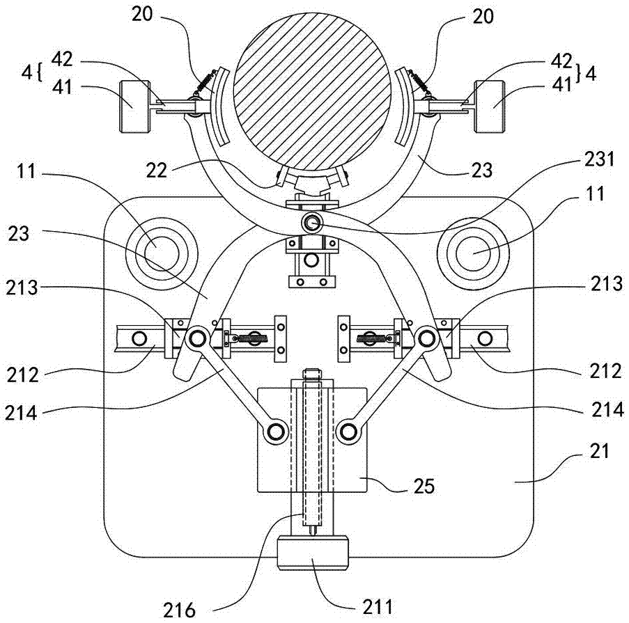 Pole-climbing robot and track deviation rectifying method thereof