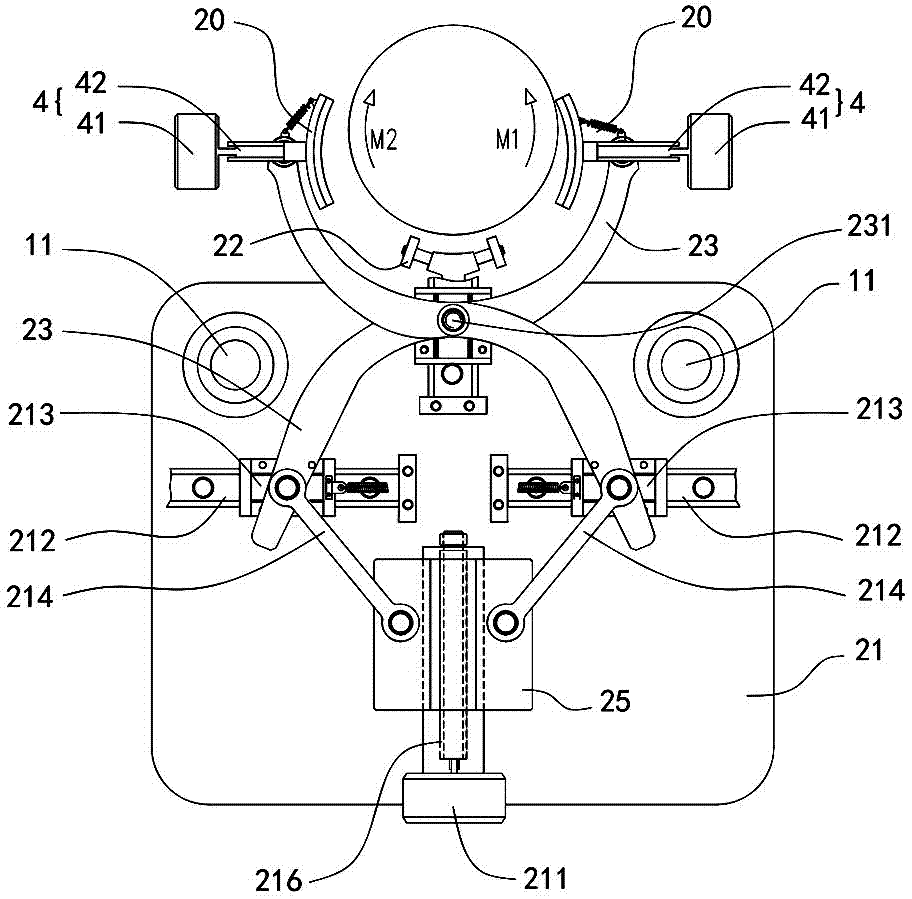 Pole-climbing robot and track deviation rectifying method thereof