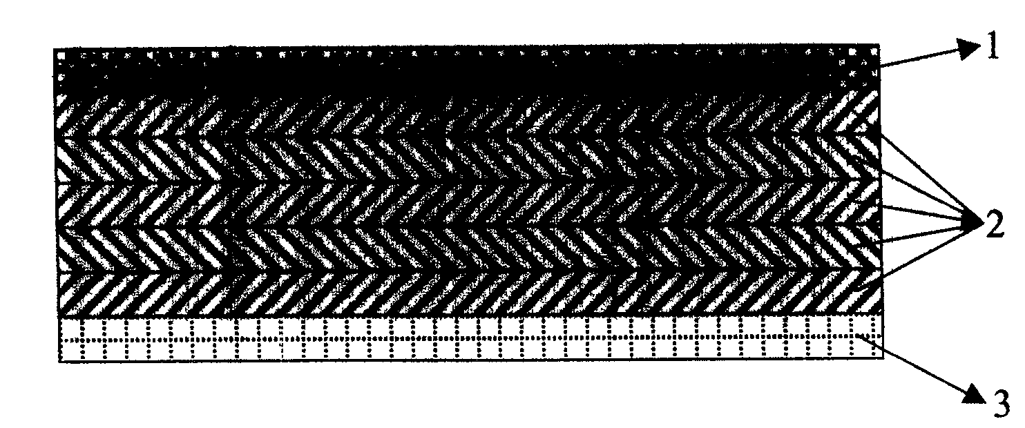 Waterproof packing cardboard and producing method thereof