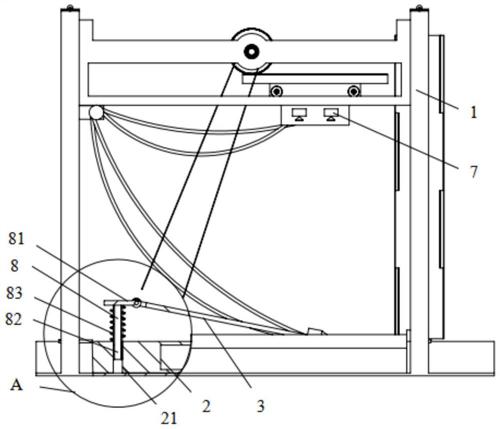 Insulation curtain device capable of being opened in non-contact mode and having automatic disinfection function