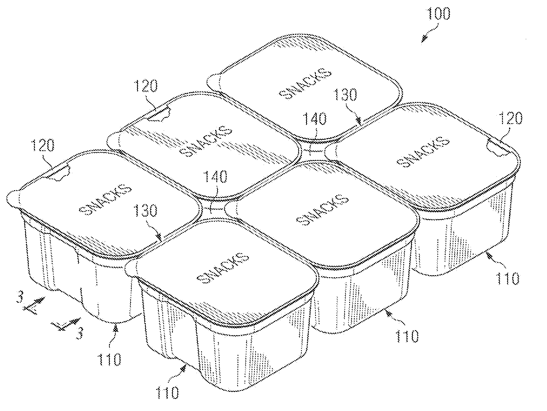 Method for Producing a Detachably Connected Container Having Barrier Properties