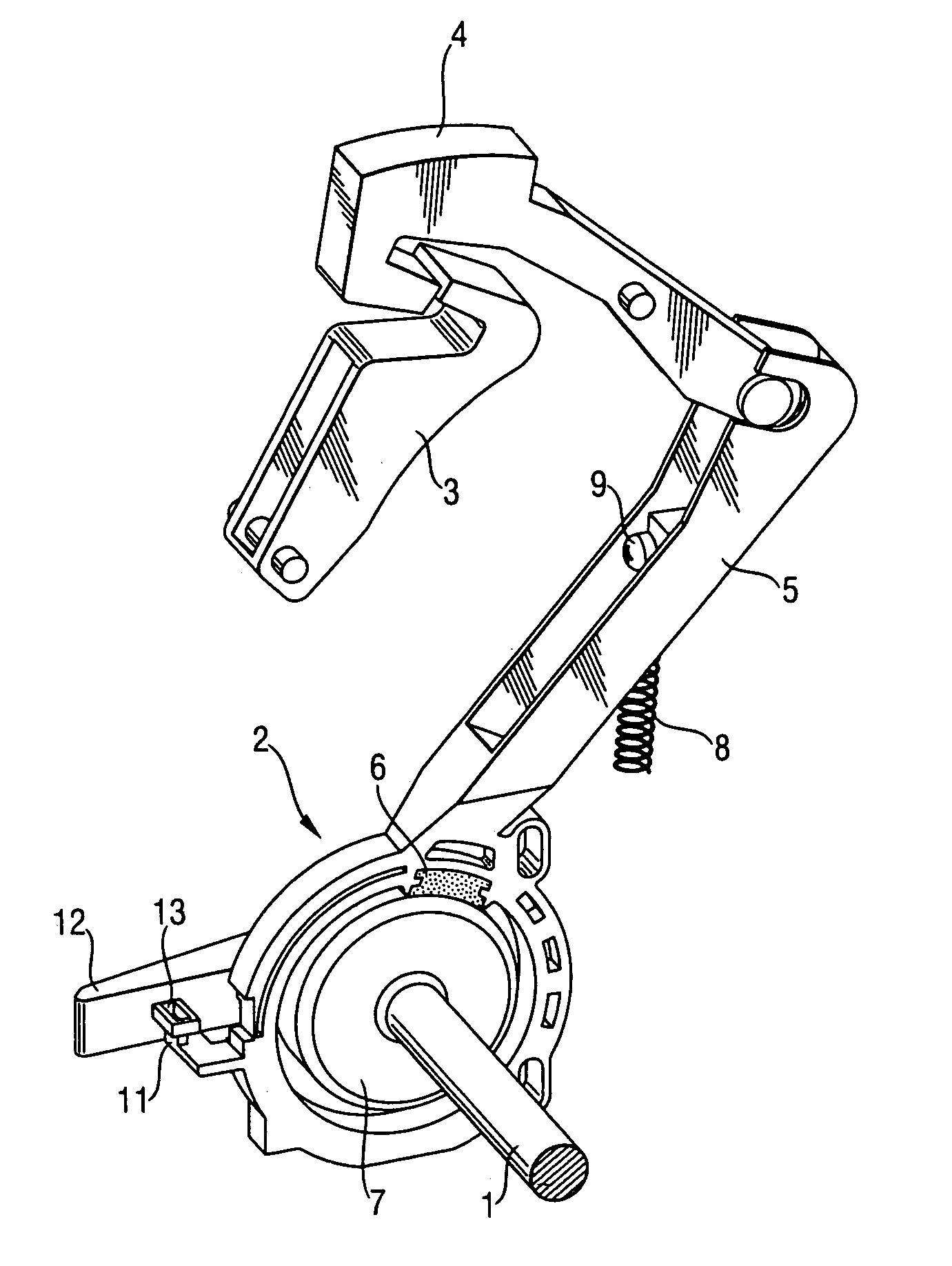 Electric power tool with locking mechanism