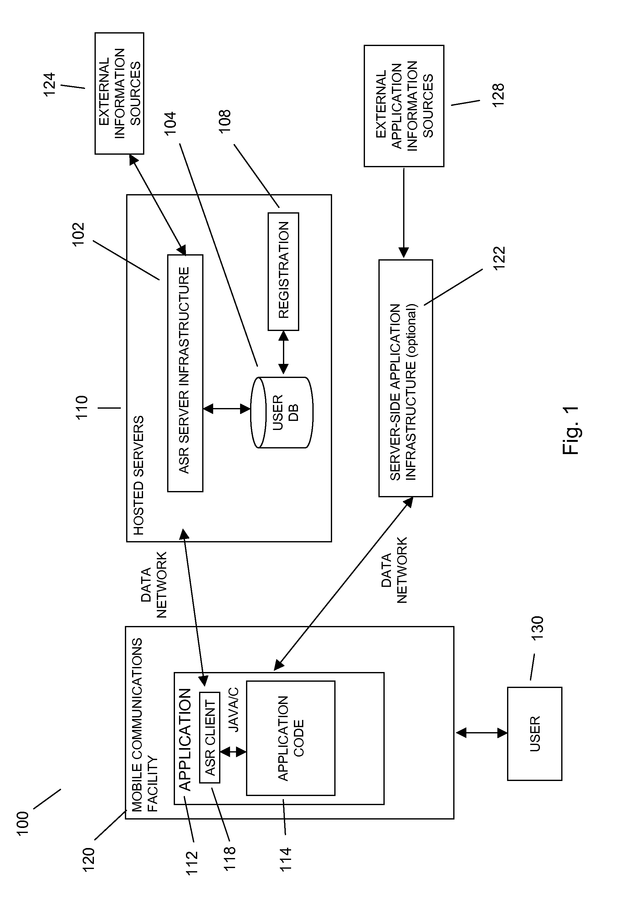 Mobile content search environment speech processing facility