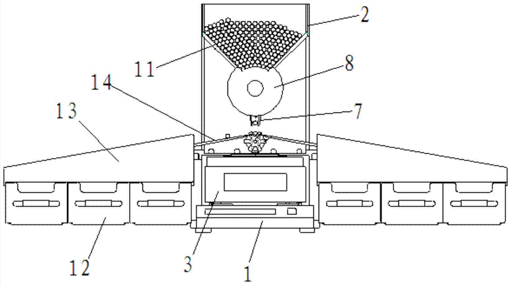 Cigarette weight sorting device