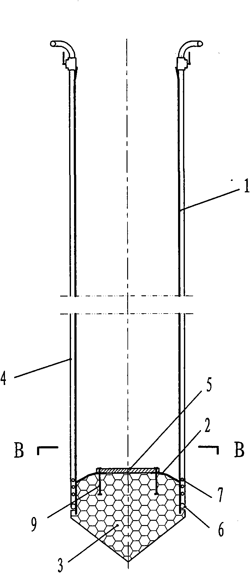 Capsule type anti-corrosion device with pile shoe and anti-corrosion and construction method using device