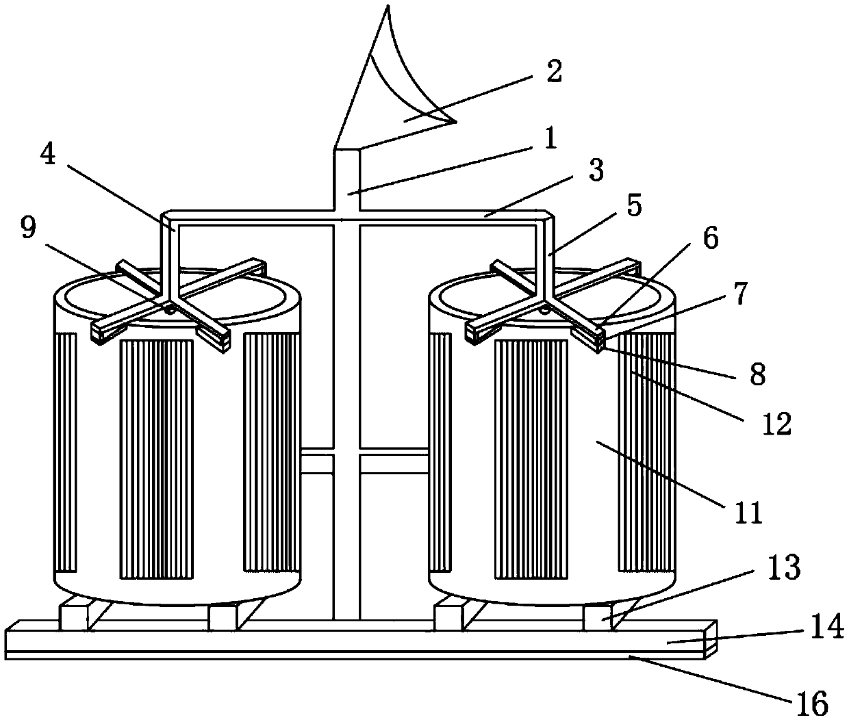 Lost foam casting mould with positioning accuracy for electromotor shell