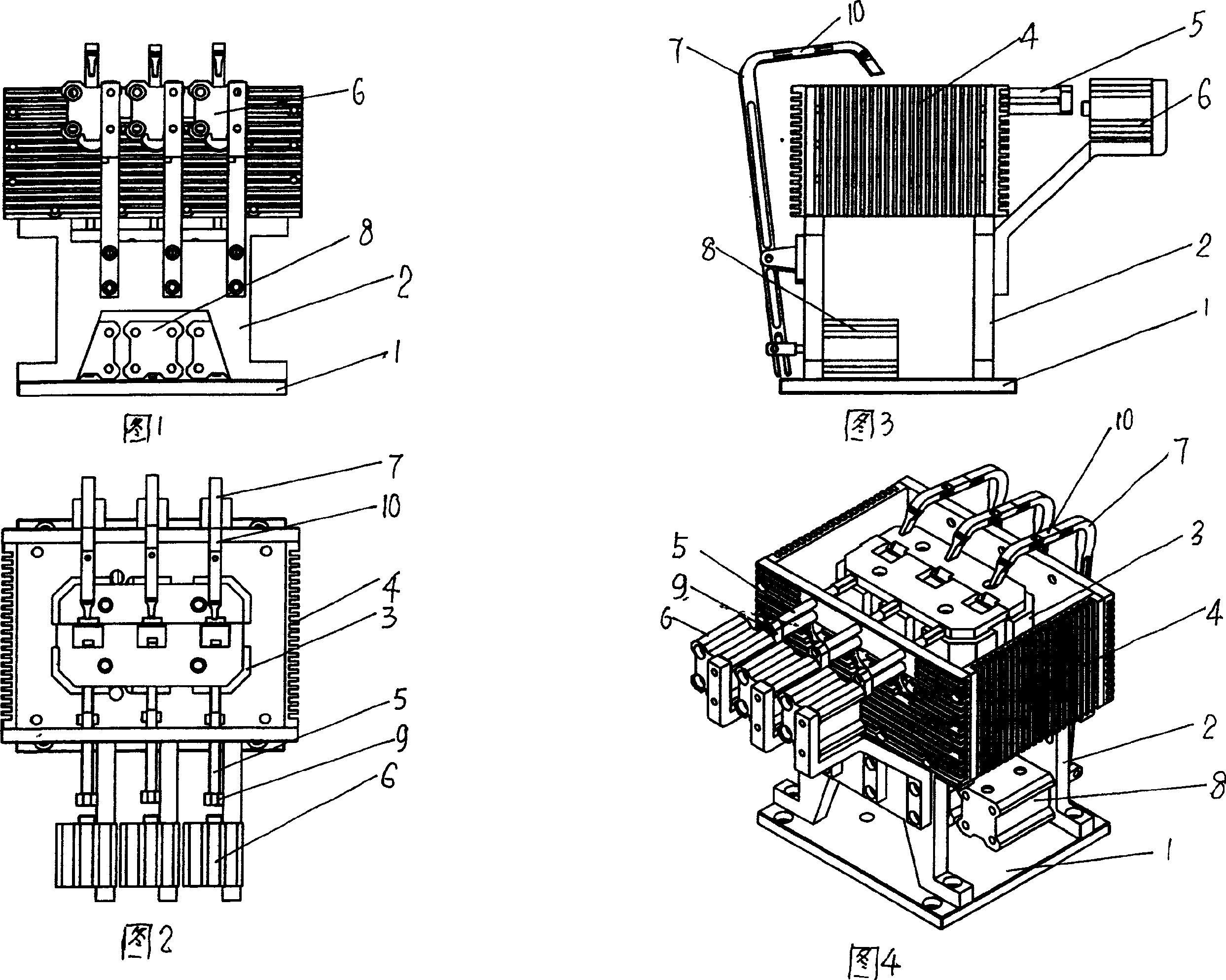 Heating device for automatic anode linkage of MEMS high-temperature pressure sensor