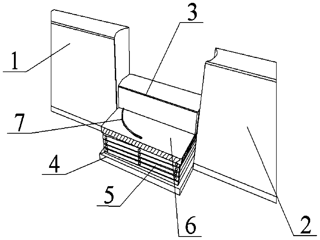 Derailment beam system and dismounting and mounting method for straddle type monorail rotary type bogie