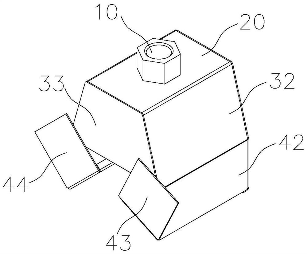 Water filling nozzle protection device for passenger train, carriage and passenger train