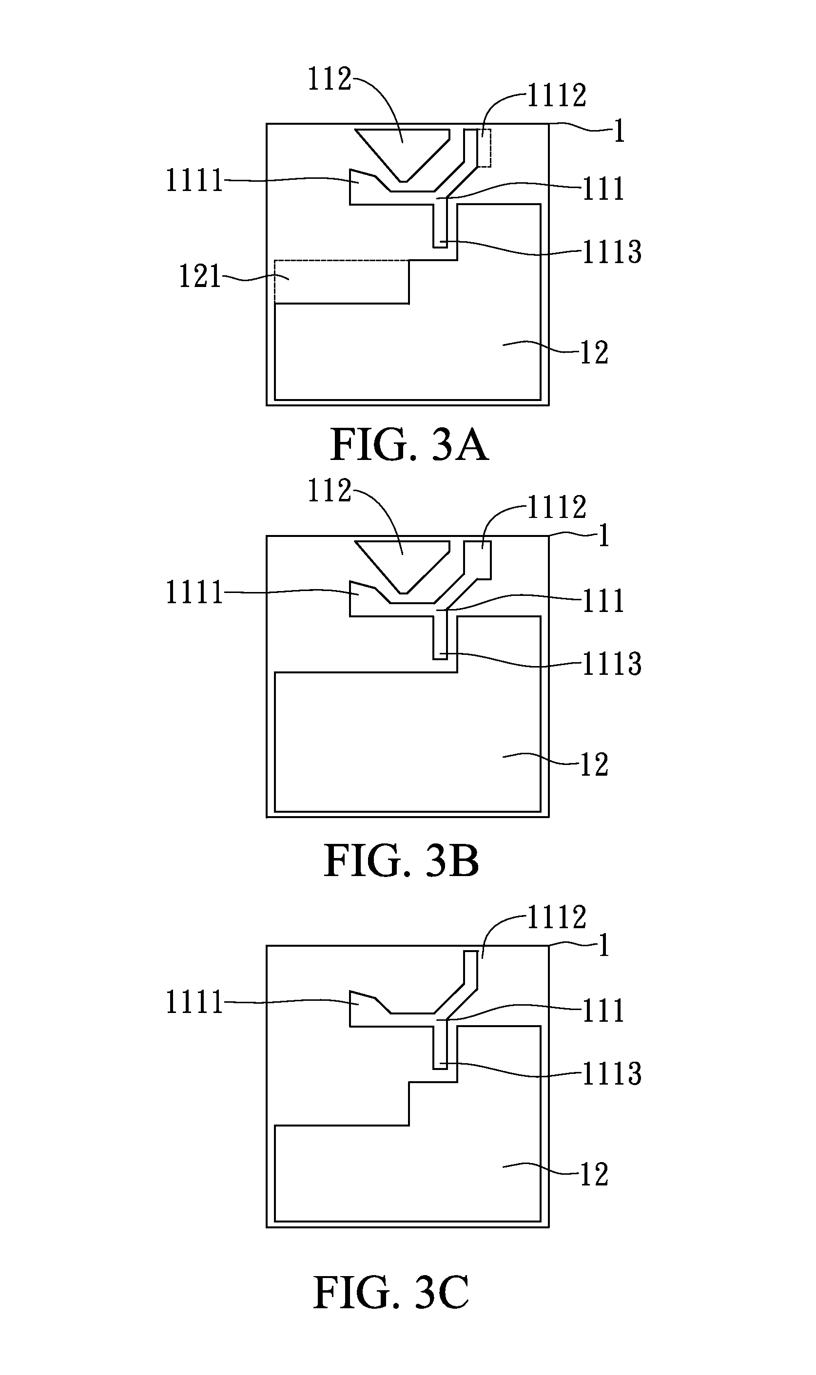 Hanging type monopole wideband antenna