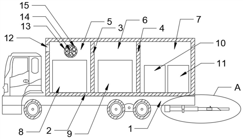 Charging trailer for new energy vehicle maintenance