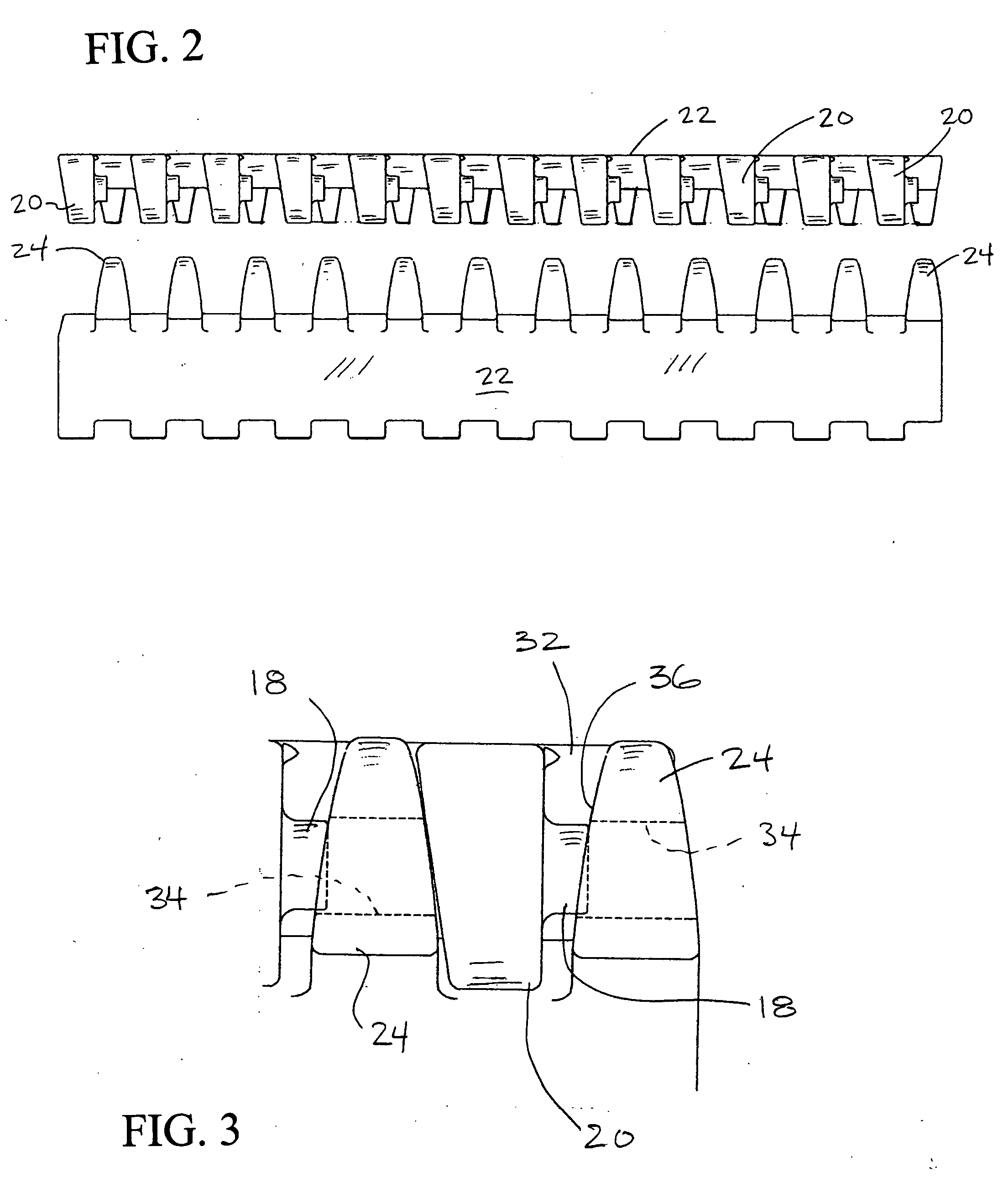 Rodless modular conveyor belt