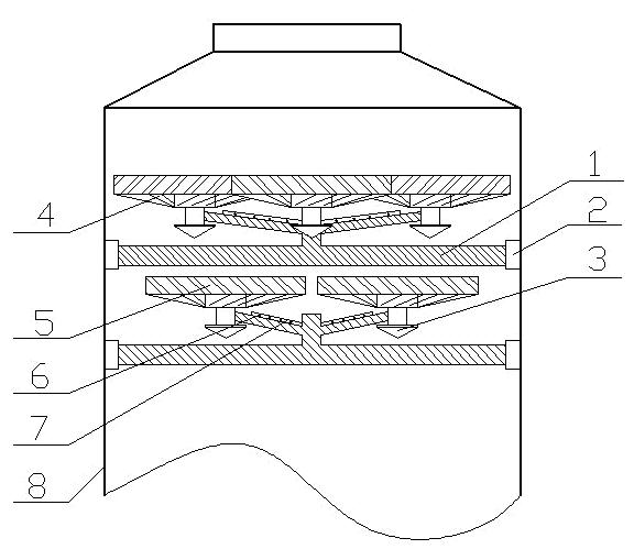 Dynamic jet flow energy-saving demister