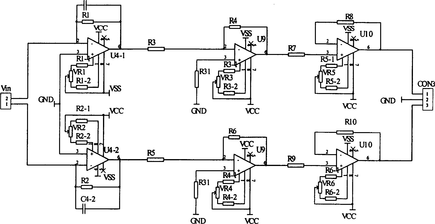 Induction type geomagnetic field measuring experimental instrument