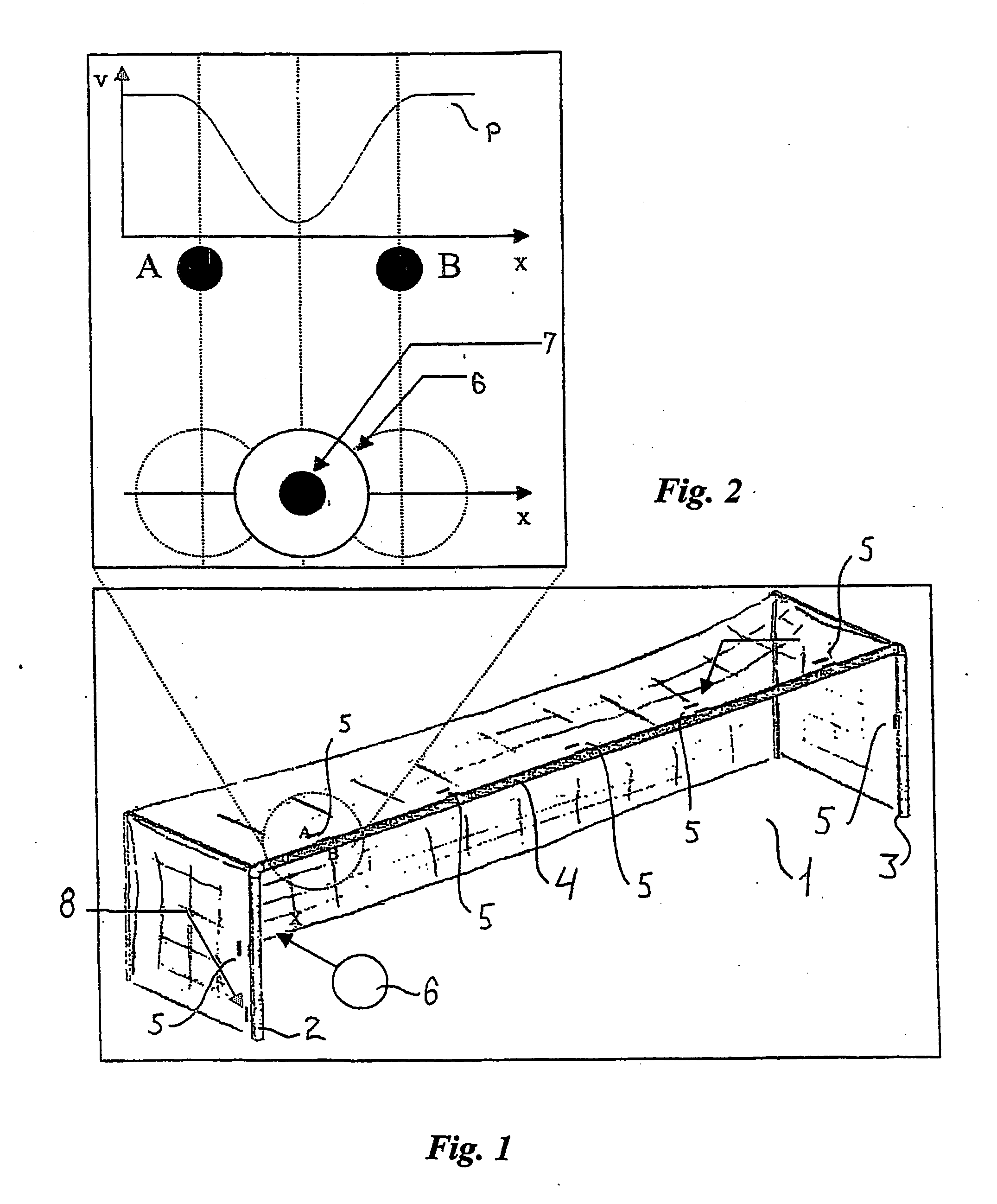 Goal detector for detection of an object passing a goal plane