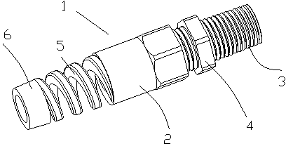 Tube head connector for medical automatic cleaner