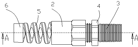 Tube head connector for medical automatic cleaner