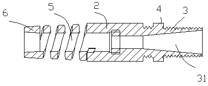 Tube head connector for medical automatic cleaner