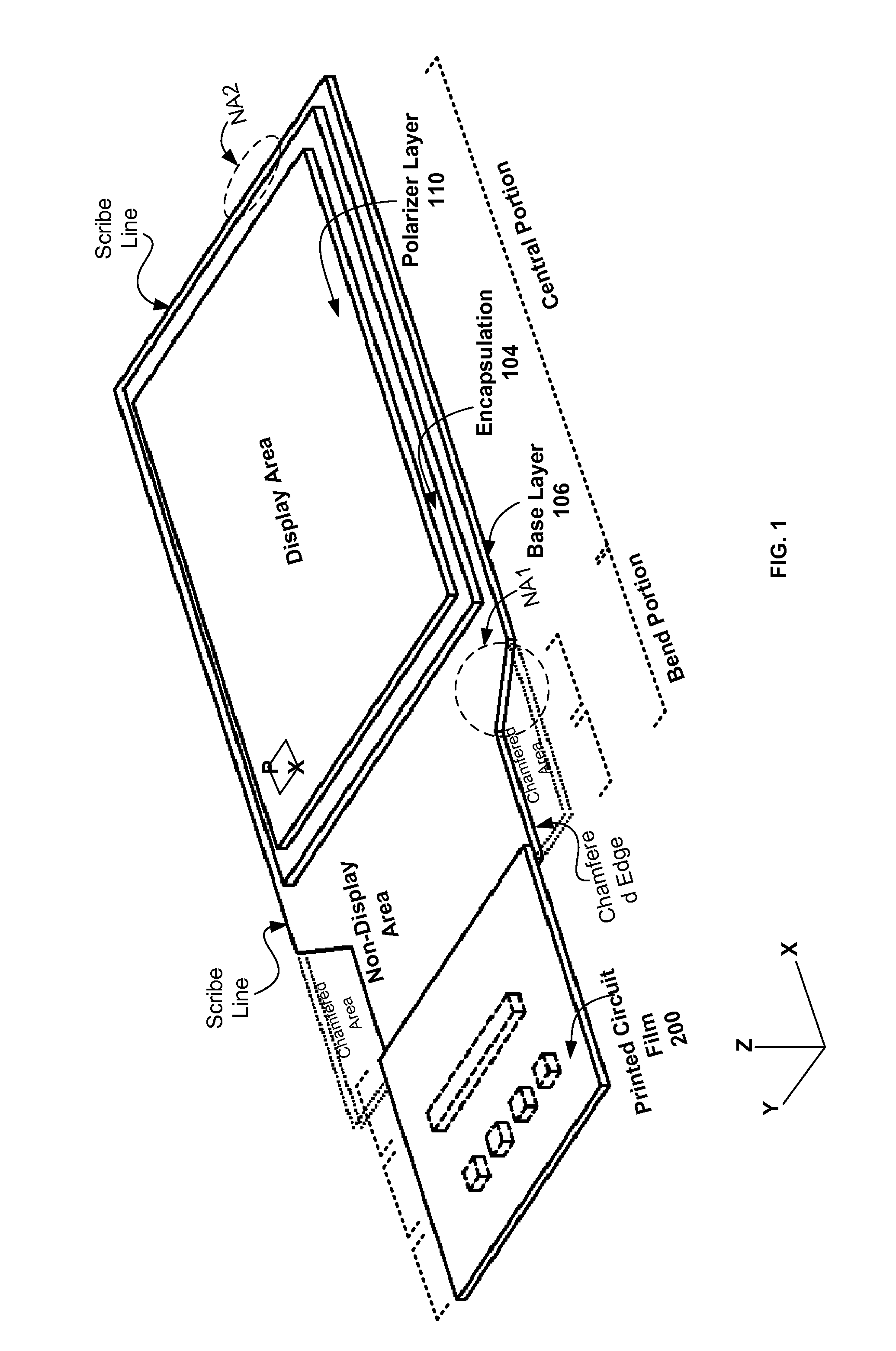 Organic light emitting diode display device with flexible printed circuit film