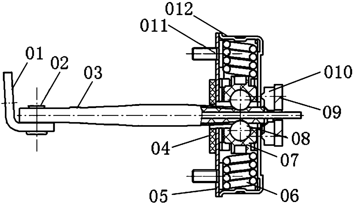 A multi-gear air pressure limit structure for automobiles