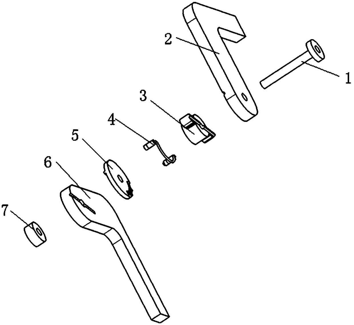 A multi-gear air pressure limit structure for automobiles