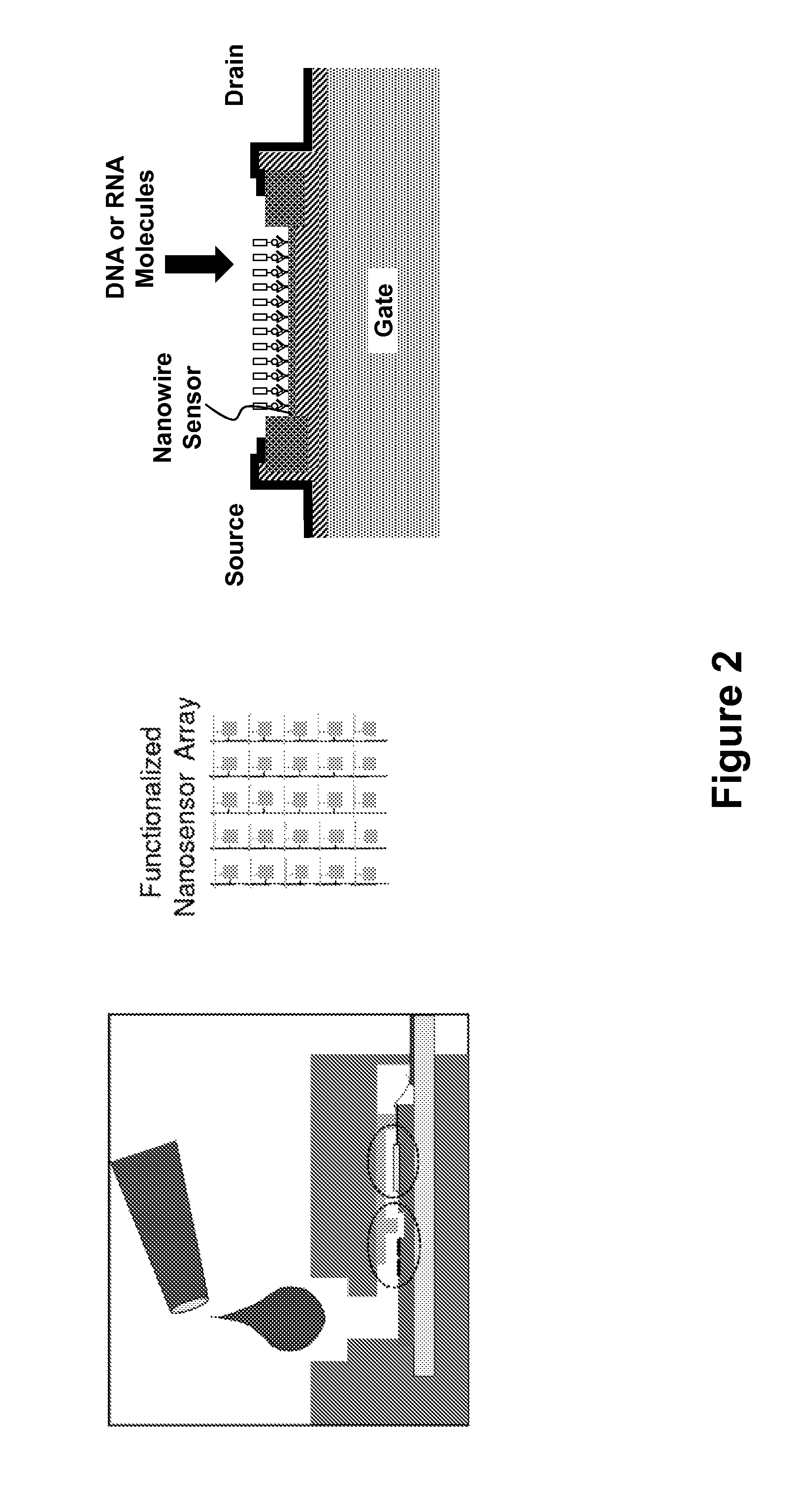 Thermal control of droplets by nanoscale field effect transistors