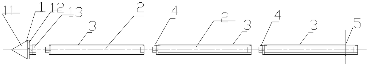 Recyclable soil nail and construction method using recyclable soil nail