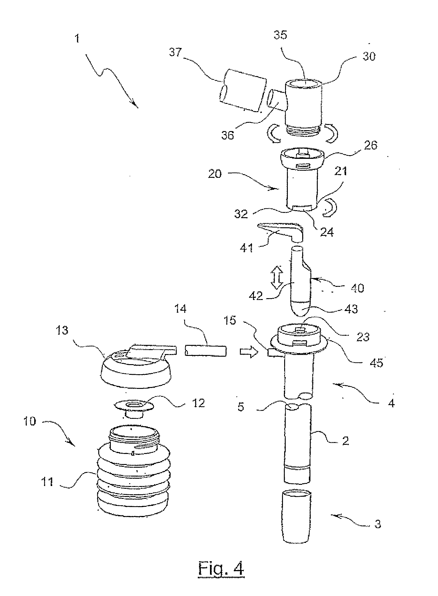 Sigmoidoscope with optical coupling element