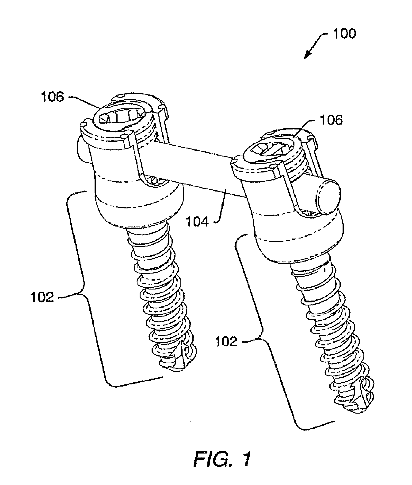 Device and system for implanting polyaxial bone fasteners