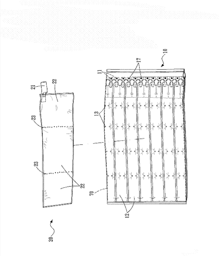 Buffer air bag with automatic clamping pressure adjusting function