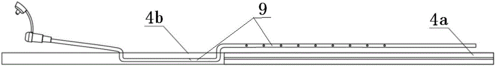 Negative pressure sealing drainage system for deep cavity wound surface operation nursing