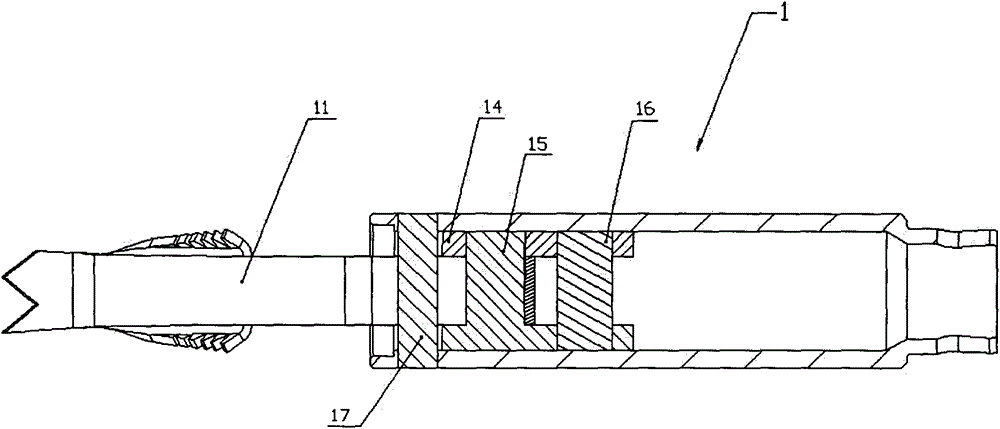 Novel digestive tract hemostatic clamp capable of being repeatedly closed