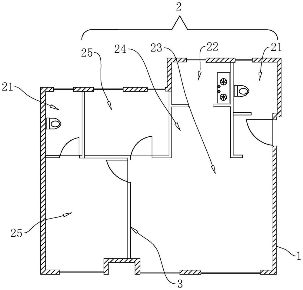 Freely movable variable residential house structure