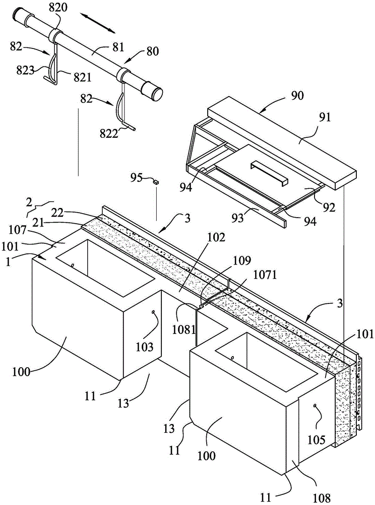 Base module, assembly, preparation die, and construction method for ceramic brick masonry wall