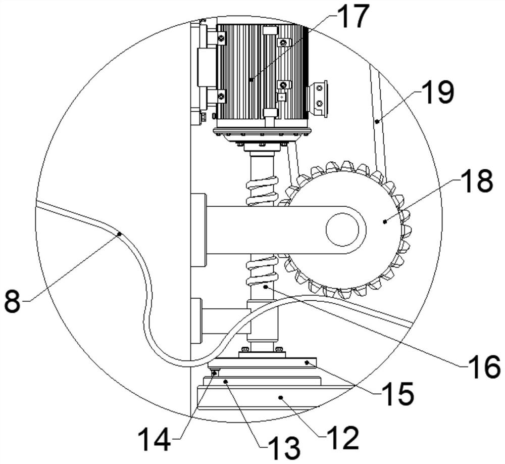 All-dimensional dead-corner-free sewage suction truck