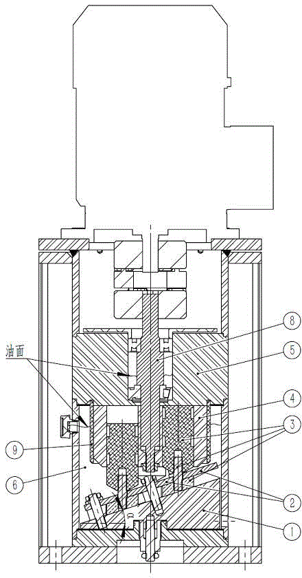 High-efficiency rotary reciprocating plunger vacuum pump