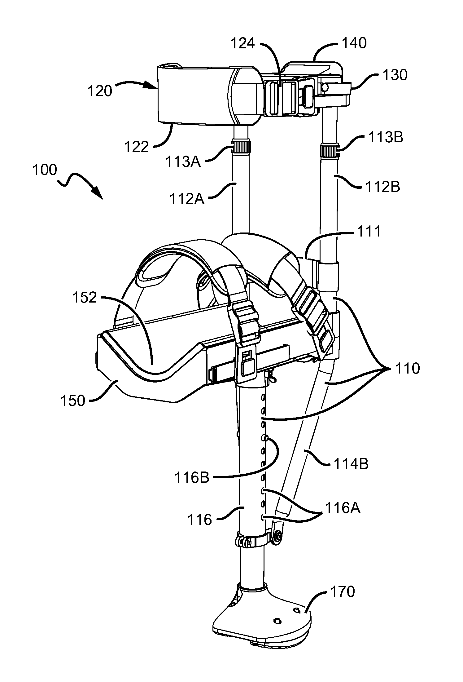 Hands-Free Crutch