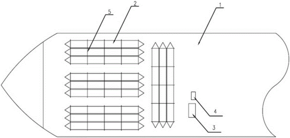 Method for dismantling discarded jacket through air bags