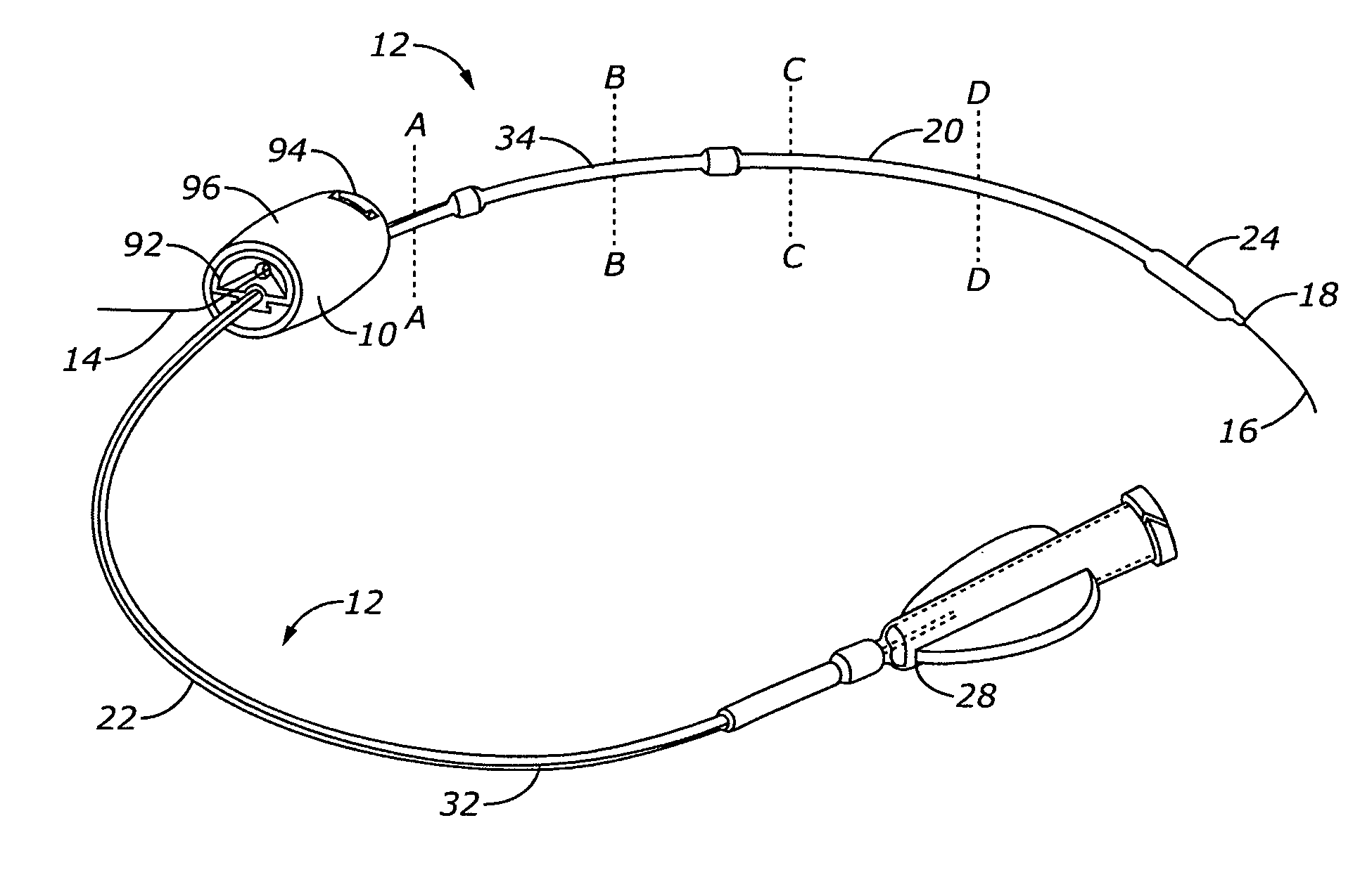 Multi-exchange catheter guide member with improved seal