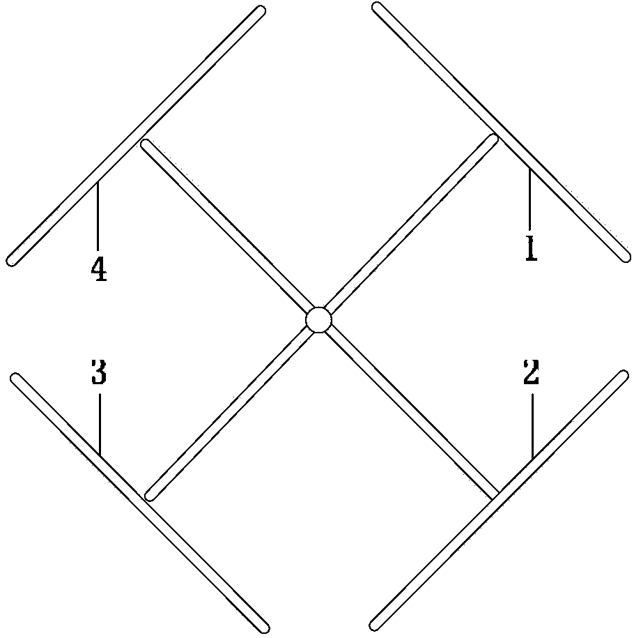 Omnidirectional radar angle-measurement method and system based on rotating-field antenna