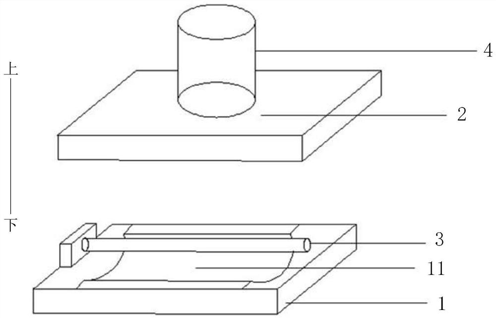 Battery cell hot-pressing tool