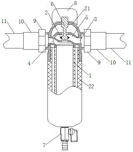 Reverse washing prefilter