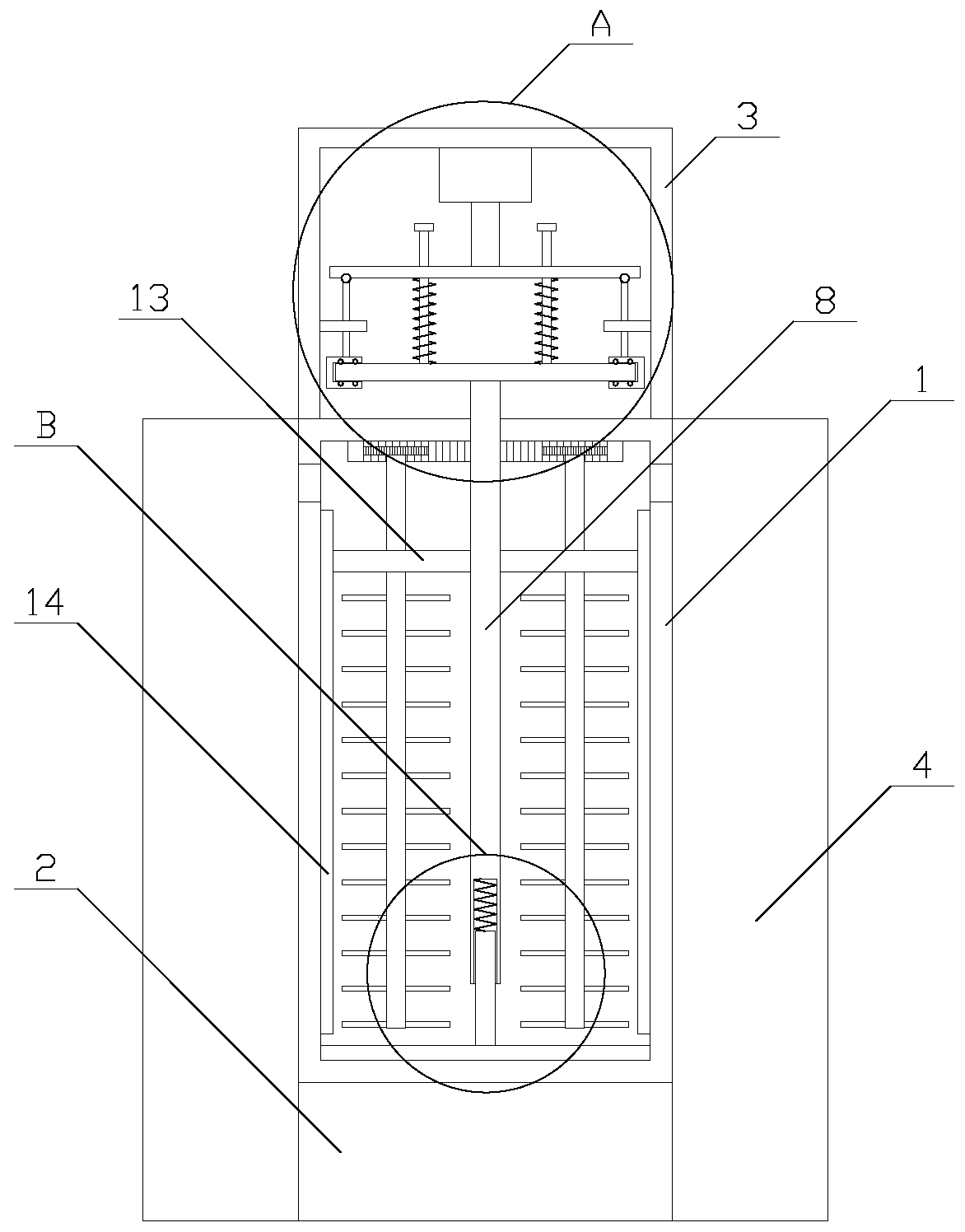 Easy-to-clean high-efficiency water purification equipment used for ships